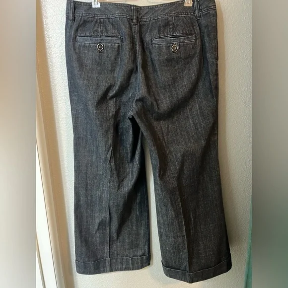 Academia Dark Gray Wide-Leg Jeans - Picture 4 of 6